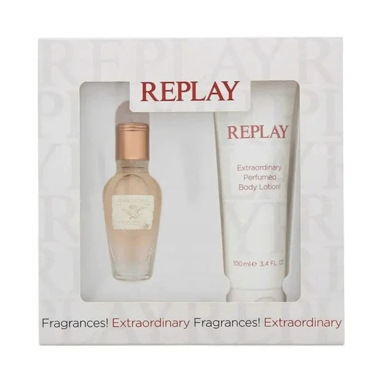 Replay Jeans Original For Her Gift Set 20ml Eau De Toilette + 100ml Body Lotion