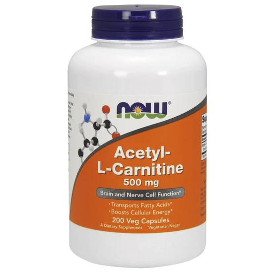 NOW Foods Acetyl-L-Carnitine, 500mg Vegicaps