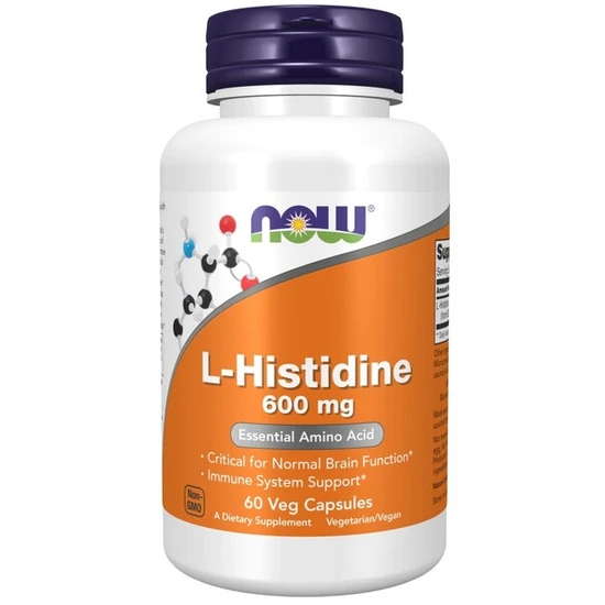 NOW Foods L-Histidine, 600mg Vegicaps