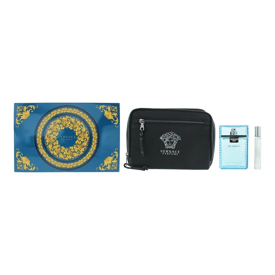 Versace Man Fraiche 3 Piece Eau De Toilette Gift Set