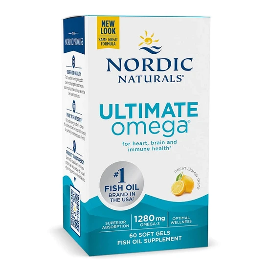 Nordic Naturals Ultimate Omega 1280mg Lemon