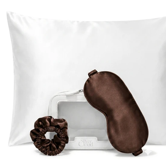 Silver Cloud Chocolate Satin+ Beauty Sleep Gift Set
