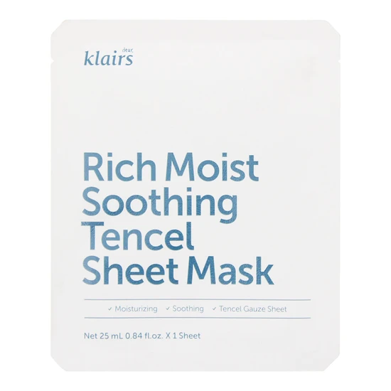 Dear Klairs Rich Moist Soothing Tencel Sheet Mask