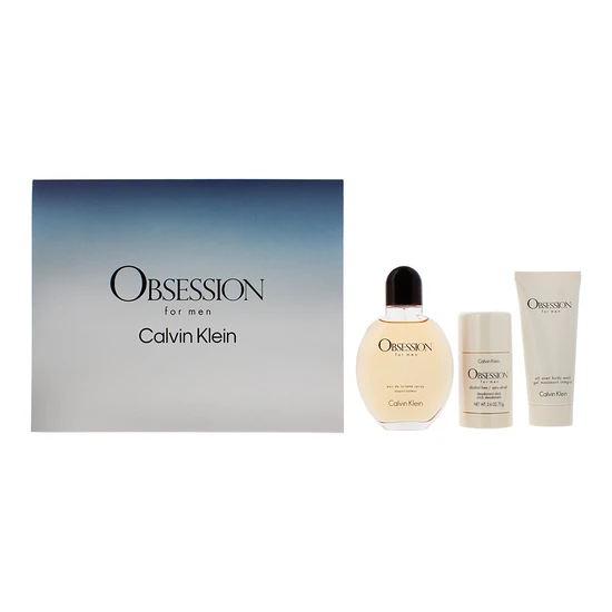 Calvin Klein Obsession For Men Eau De Toilette 125ml Gift Set