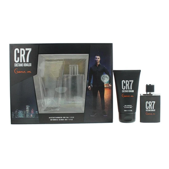 Cristiano Ronaldo CR7 Game On Gift Set 30ml Eau De Toilette + 100ml Shower Gel
