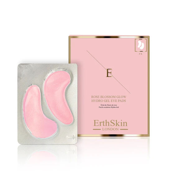 Erth Skin London Rose Blossom Glow Hydro-Gel Eye Pads