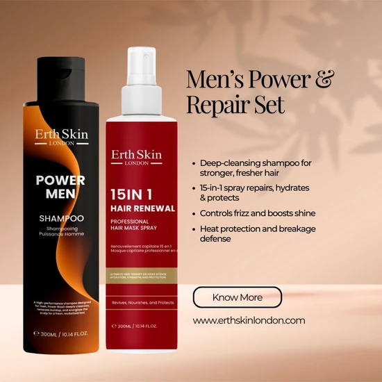Erth Skin London Power Men Shampoo