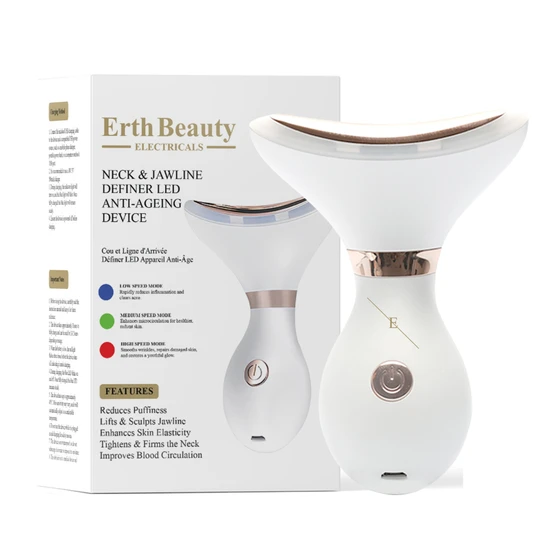 Erth Skin London Neck & Jawline Definer LED anti-ageing System