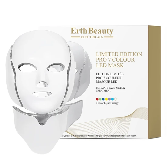 Erth Skin London Limited Edition Pro 7 Colour LED Face & Neck Mask