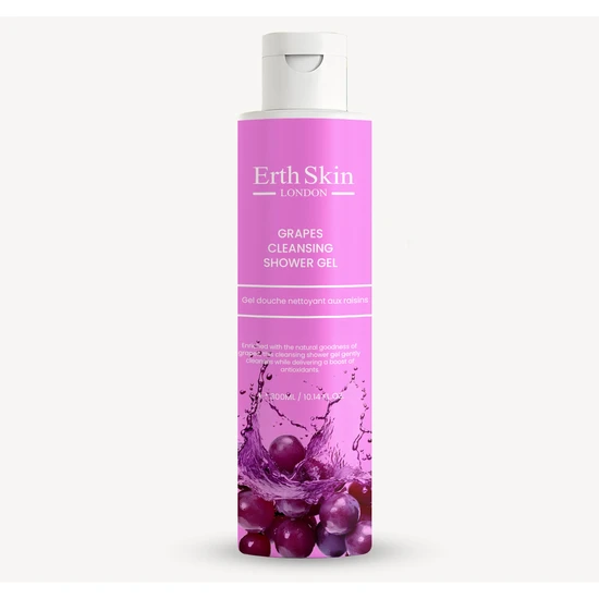 Erth Skin London Grapes Cleansing Shower Gel