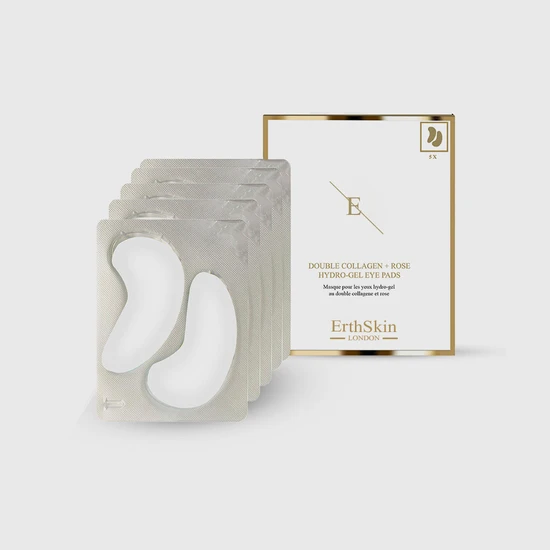 Erth Skin London Double Collagen + Rose Hydro-Gel Eye Pads