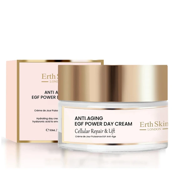 Erth Skin London Anti Ageing EGF Power Day Cream