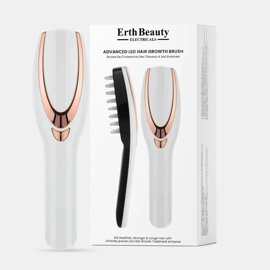 Erth Skin London Advanced Led Hair Growth Brush