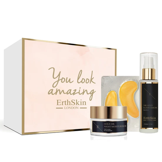 Erth Skin London 24k Gold Anti-Wrinkle Retinol Skin Care Set