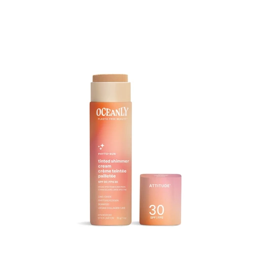 Attitude Oceanly Phyto-Sun Tinted Shimmer Cream SPF 30