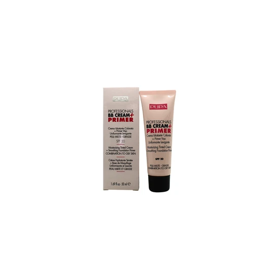 PUPA Professionals BB Cream + Primer For Oily To Combination Skin SPF 20