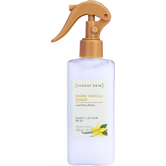 Sunday Rain Warm Vanilla Sugar Body Lotion Mist