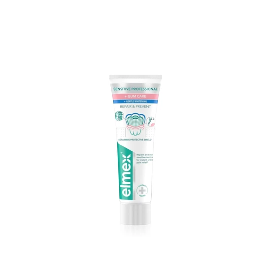 Elmex Sensitive Professional Repair & Prevent Gum Care + Gentle Whitening Toothpaste