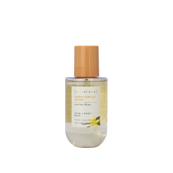 Sunday Rain Warm Vanilla Sugar Hair + Body Mist