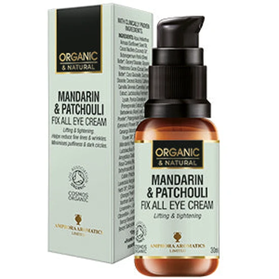 Amphora Aromatics Cosmos Organic Mandarin & Patchouli Fix All eyeCream