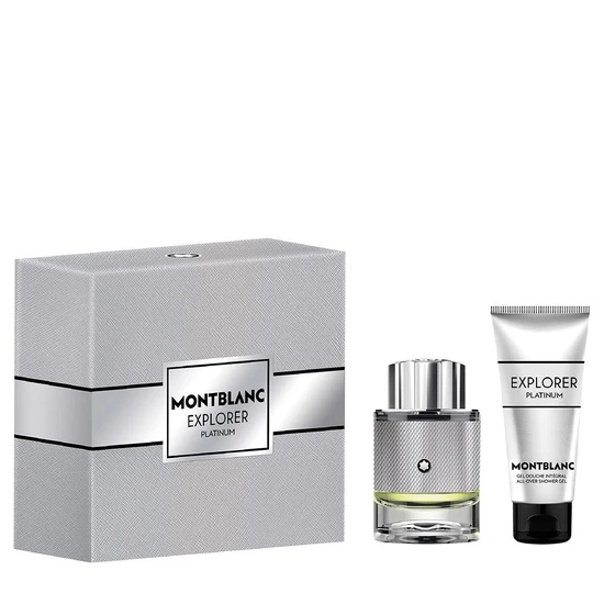 Montblanc Explorer Platinum Eau De Parfum + Shower Gel