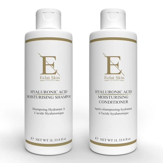 Erth Skin London Hyaluronic Acid Moisturising Shampoo + Hyaluronic Acid Moisturising Conditioner