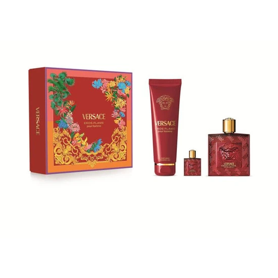 Versace Eros Flame Eau De Parfum Gift Set