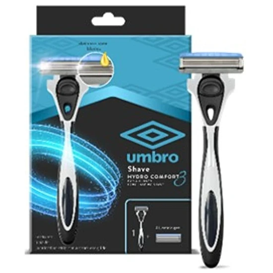 Umbro Shave Kit Handle + 3 Cartridges