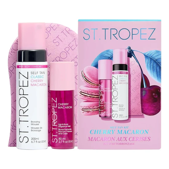 St Tropez Self Tan Cherry Macaron Kit