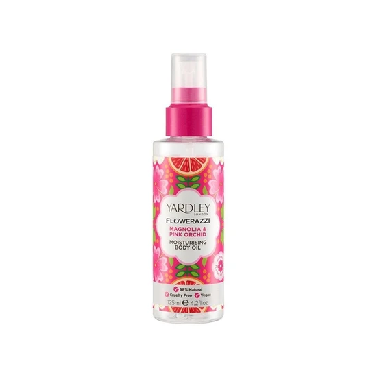 Yardley Flowerazzi Magnolia & Pink Orchid Body Oil