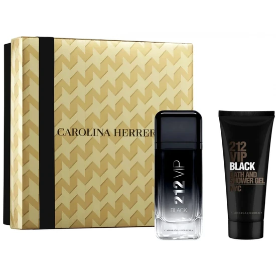 Carolina Herrera 212 VIP Men Black Gift Set