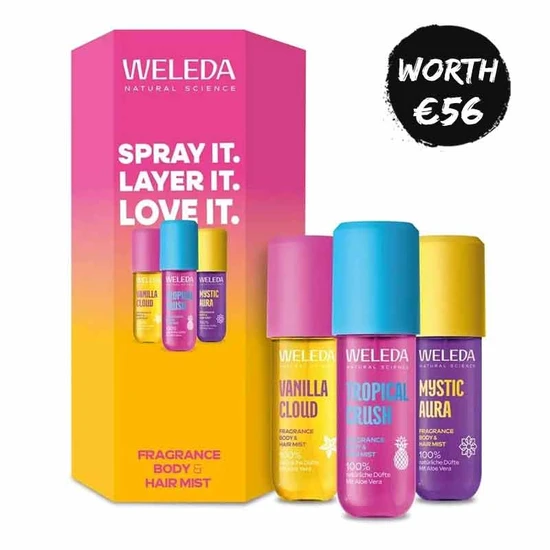 Weleda Hair & Body Mist Trio Gift Set