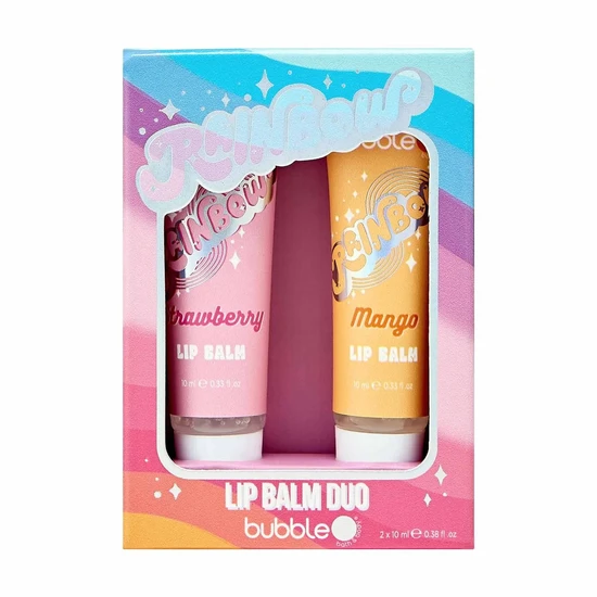 Bubble T Rainbow Lip Balm Duo