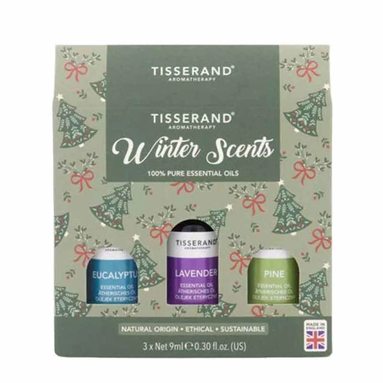 Tisserand Aromatherapy Winter Scents Essential Oil Trio Gift Set