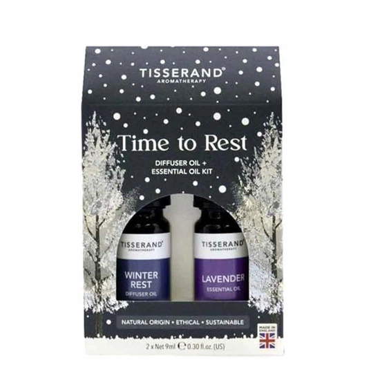 Tisserand Aromatherapy Time To Rest Diffuser & Essential Oil Gift Set