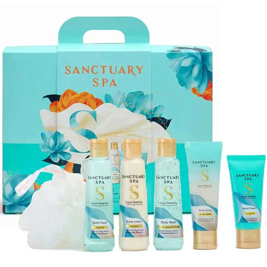 Sanctuary Spa Aqua Serenity Pamper Parcel Gift Set