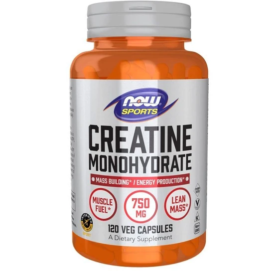 NOW Foods Creatine Monohydrate, 750mg Vegicaps