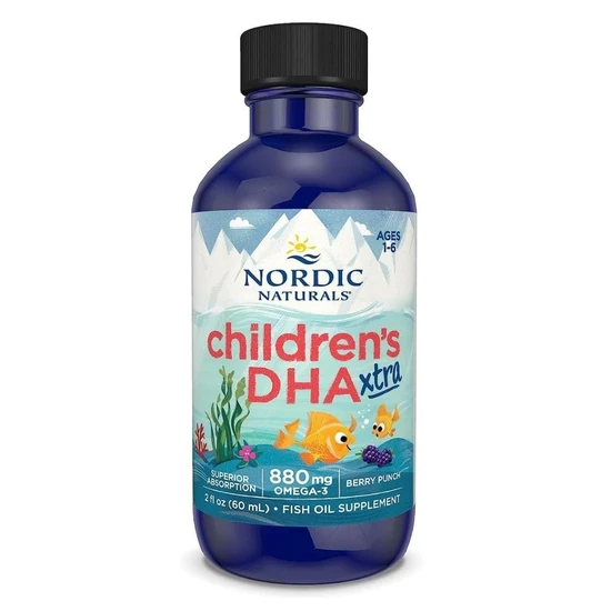 Nordic Naturals Children's DHA Xtra Fish Oil 880mg Berry Punch