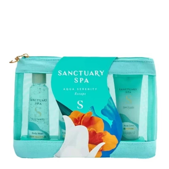 Sanctuary Spa Aqua Serenity Escapes Washbag Gift Set