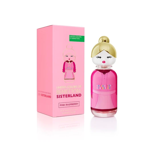 United Colors Of Benetton Sisterland Pink Rasberry Eau De Toilette 80ml