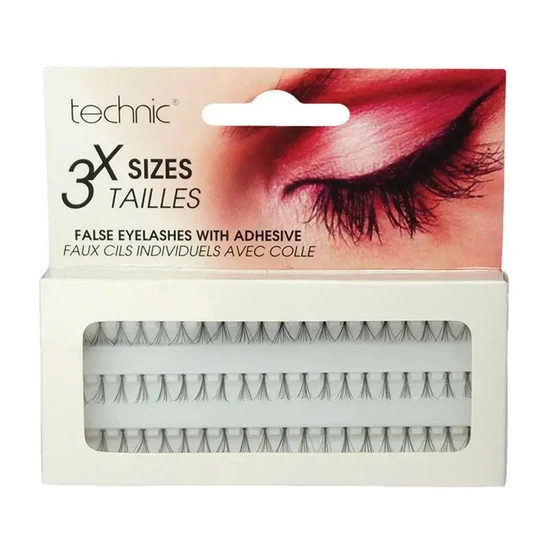 Technic Individual False Eyelashes With Adhesive