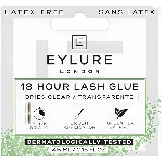 Eylure 18h Lash Glue Brush Applicator Latex Free