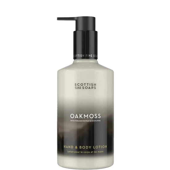 Scottish Fine Soaps Oakmoss Hand & Body Lotion Pump Bottle