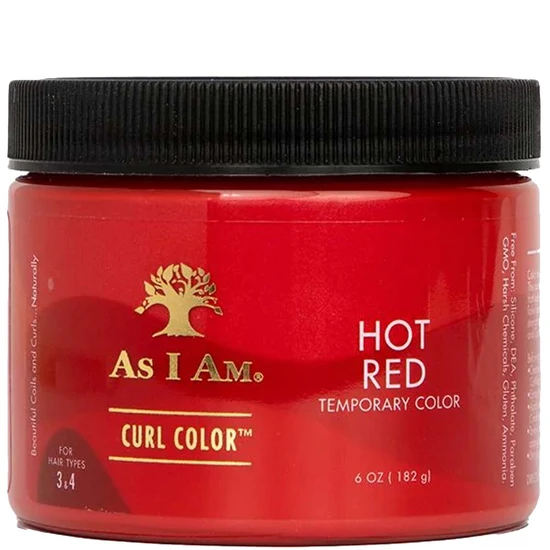 As I Am Curl Colour Hot Red