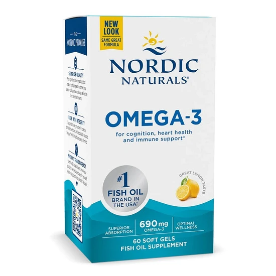 Nordic Naturals Omega-3 690mg Lemon