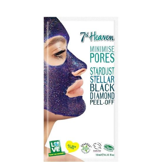 Montagne Jeunesse 7th Heaven StarDust Stellar Black Diamond Peel-Off Black Seaweed Mask