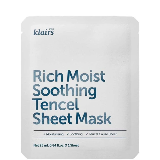 Dear Klairs Rich Moist Soothing Tencel Sheet Mask
