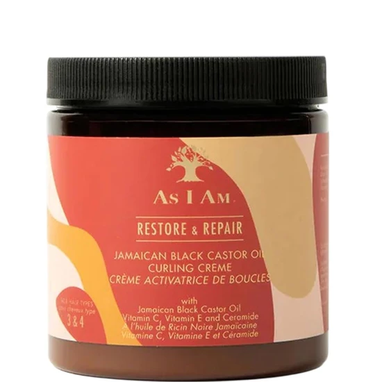 As I Am Restore & Repair Jamaican Black Castor Oil Curling Creme