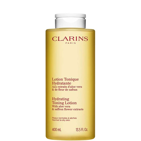 Clarins Hydrating Toning Lotion With Aloe Vera & Saffron Flower Extracts Normal To Dry Skin
