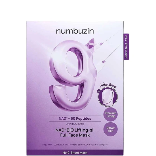 Numbuzin No.9 NAD Bio Lifting Full Cover Facial Mask